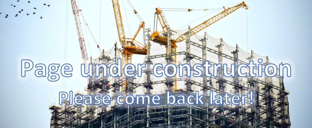 Page Under Construction - Holding Image