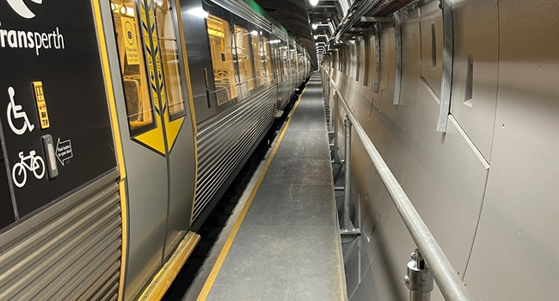 Fero Clean Blast galvanised panels and applied protective coatings for the Perth Airport Line Tunnel for the WA Government Metronet Project